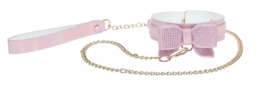 Halsband-Leine Paris Rosa