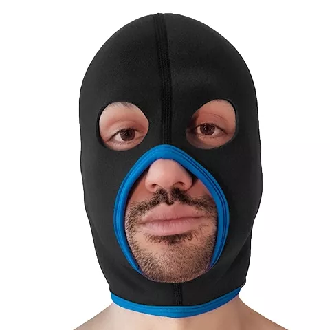 Kopfhaube Eyes Face Brutus Schwarz-Blau
