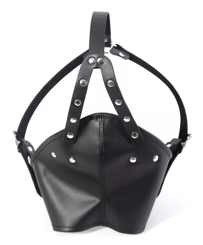 Maske mit Kugelknebel Gagown Schwarz