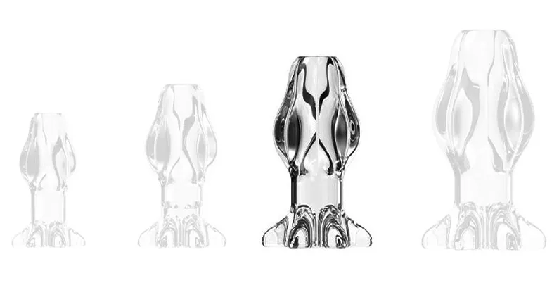 Tunnel-Plug Starass Transparent L 10 x 6cm