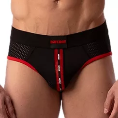Slip Sizilien Schwarz-Rot
