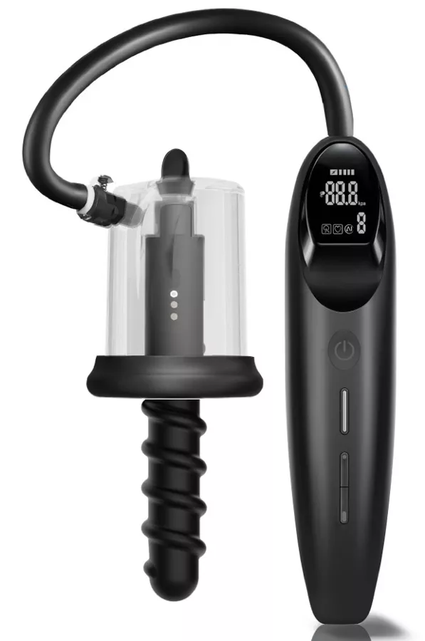 Vibrierende Analpumpe Assrose Torso 15 x 2.7cm