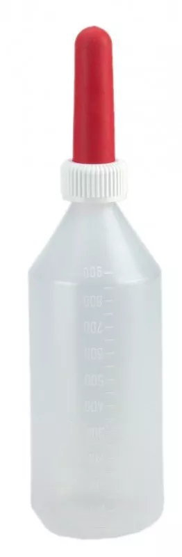 Flasche mit Sauger 1 L - Weiches Mundstück 9 x 2,8 cm