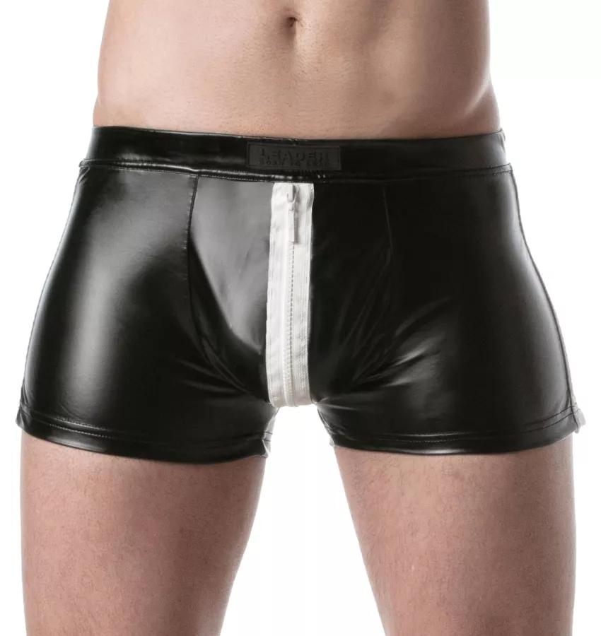 Short mit Reißverschluss BRUT Schwarz-Weiß
