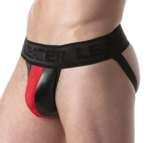 Jockstrap Brut Schwarz-Rot