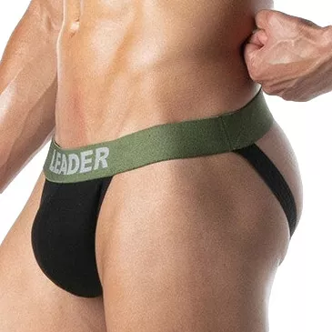 Jockstrap GI ARMY Khaki-Schwarz