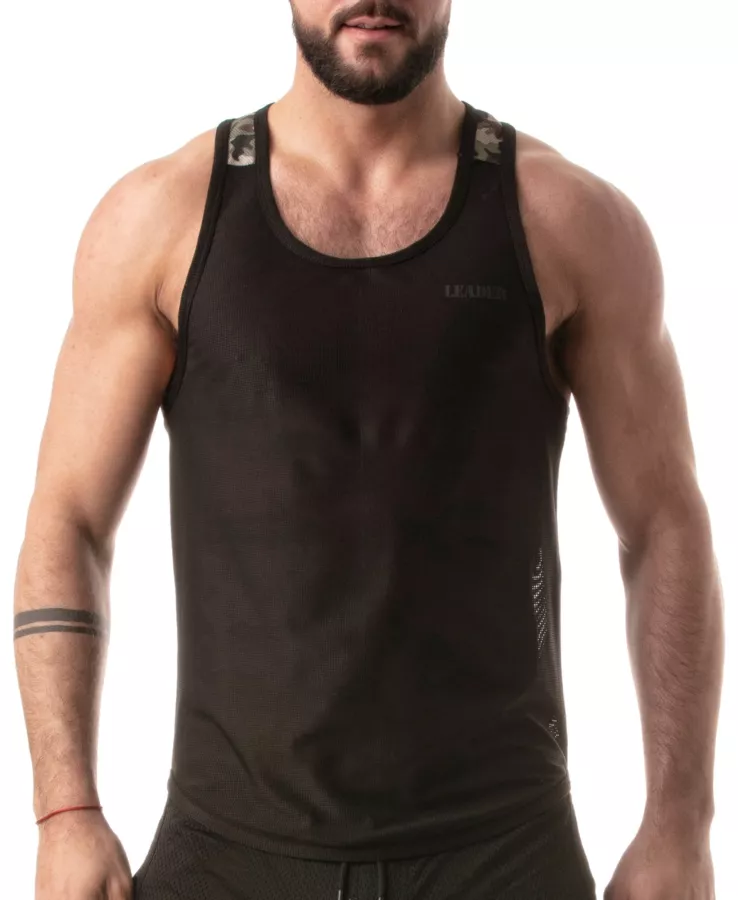 Tanktop CAMO RACER Schwarz