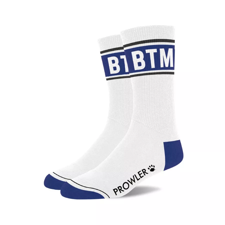 Socken BTM Weiß-Blau