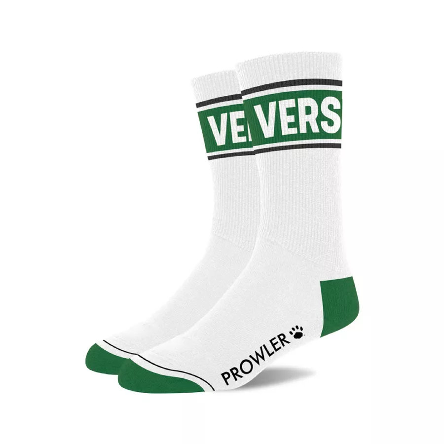 VERS-Socken Weiß-Grün