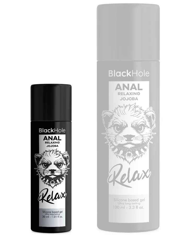 Gleitgel Silikon Anal Relaxing Jojoba Black Hole 30ml