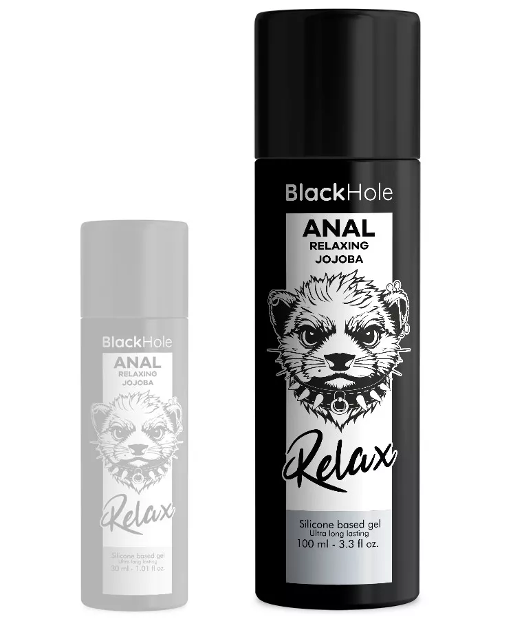 Gleitgel Silikon Anal Relaxing Jojoba Black Hole 100ml