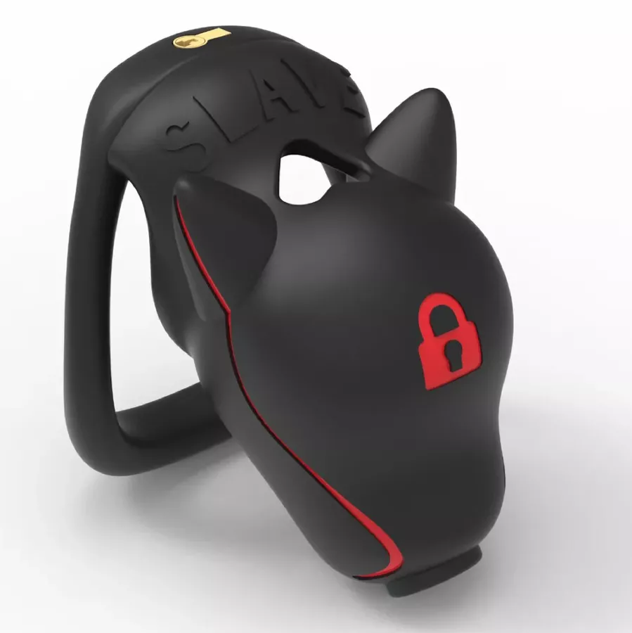 Keuschheitskäfig Pupslave Schwarz 9 x 3.3cm