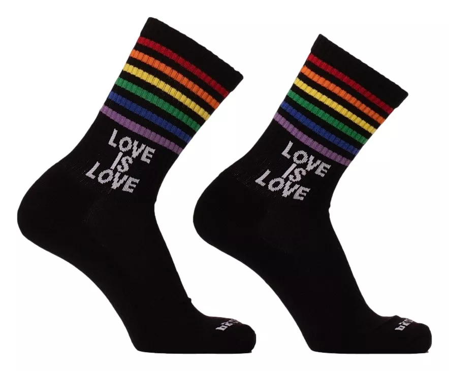 Love is Love Gym Socks Black Socks