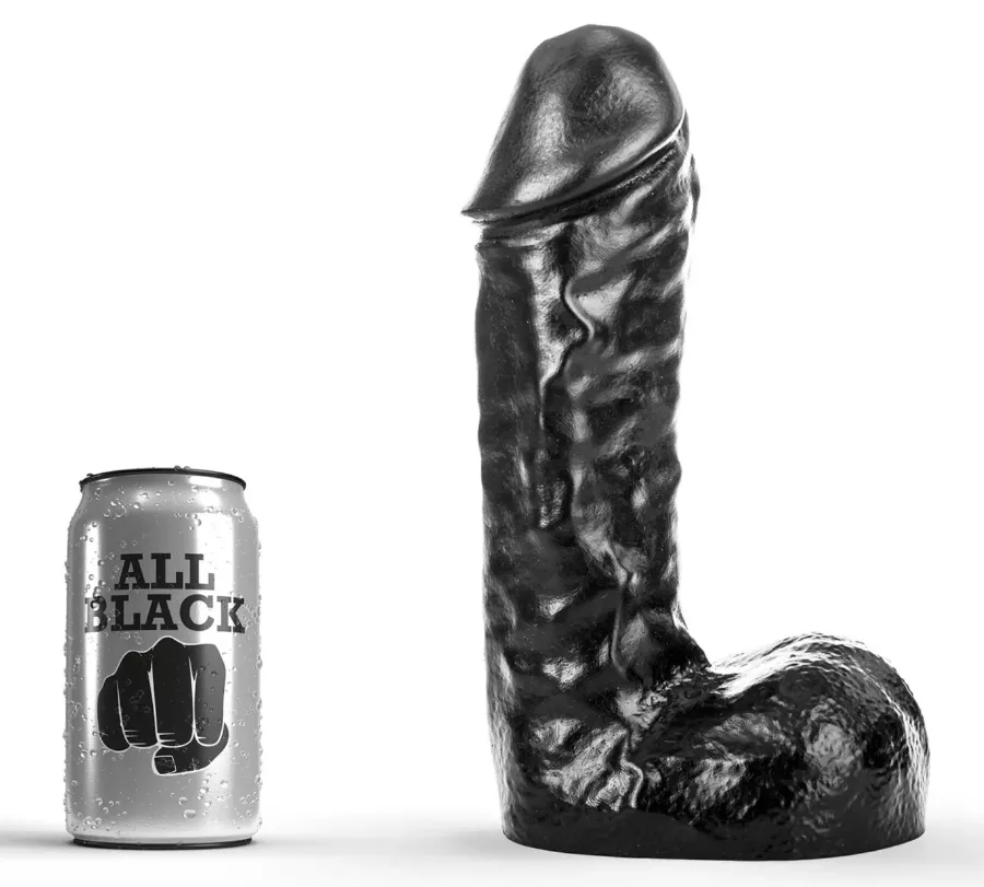 Dildo AB65 Pete All Black 20 x 6cm