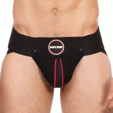 Jockstrap ROKK Schwarz-Rot