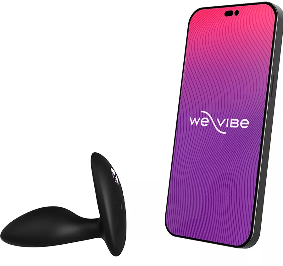 Vibrator Plug App-gesteuert Ditto 7.5 x 3.2cm Schwarz