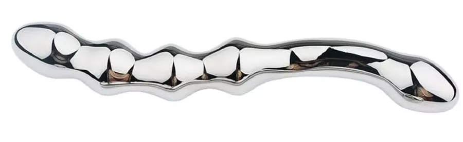 Twostim Metall-Dildo 22 x 3cm