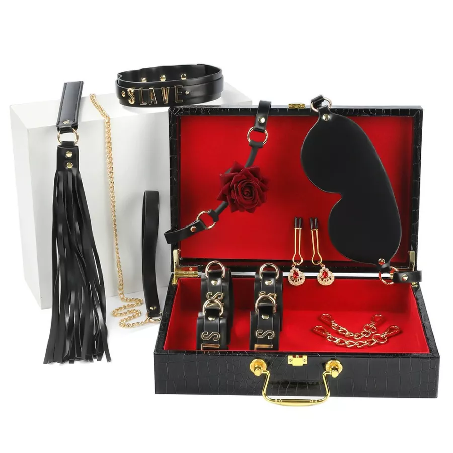 BDSM-Set mit Koffer 7 Teile Blackbox
