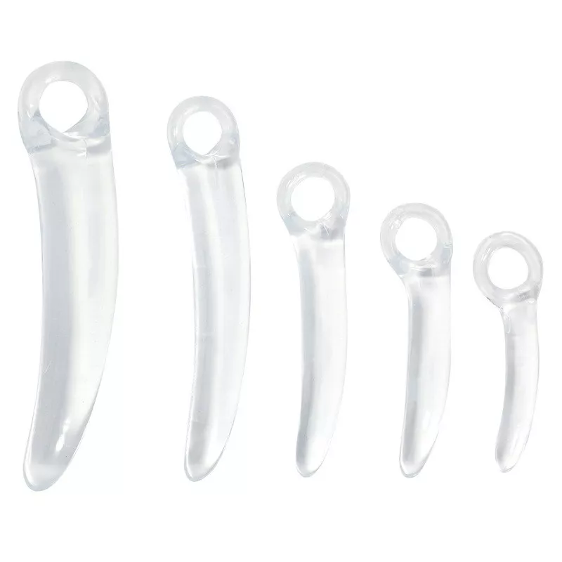 5er-Set transparente Plugs Clear Claws