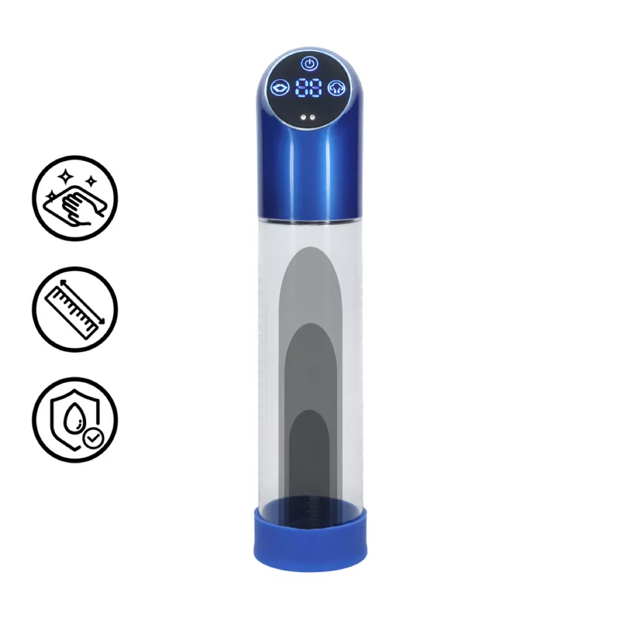 Autovac Penispumpe 20 x 5,8 cm Blau
