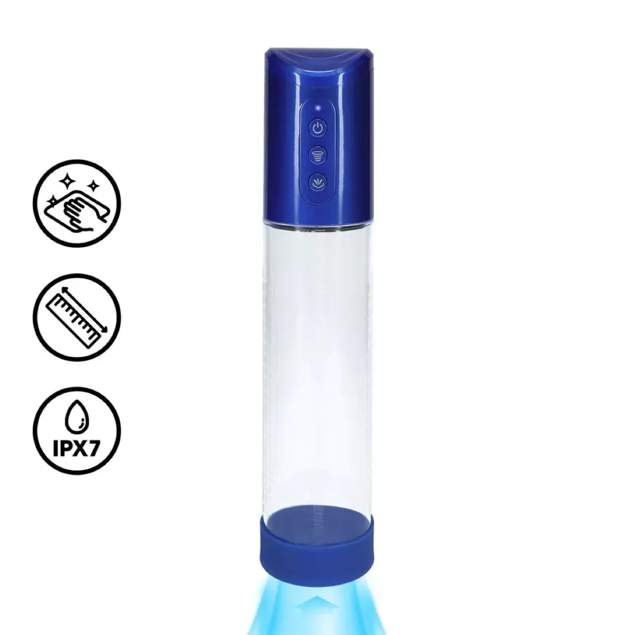 Penis-Pumpe Hyperpump 20 x 5.8 cm Blau
