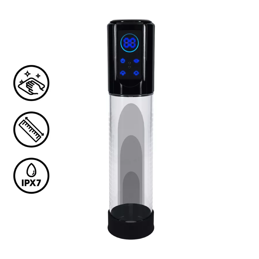 Penis-Pumpe Megalift 20 x 6 cm Schwarz