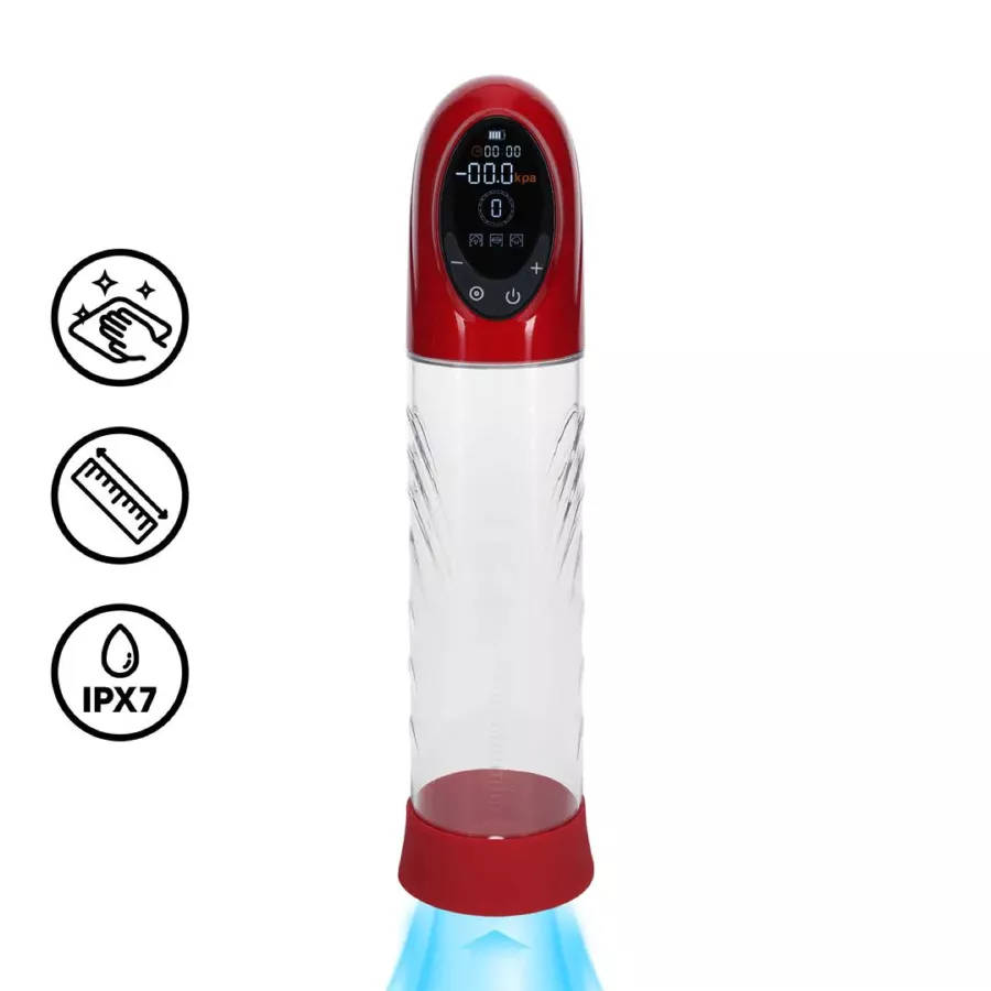 Penis-Pumpe Cyberpulse 21 x 6 cm Rot