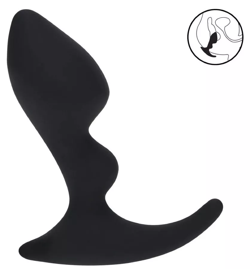Prostate-Plug Double Ripple 9 x 4,2cm
