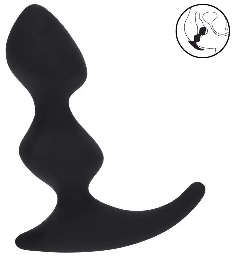 Prostate-Plug Full Ripple 9 x 3,8cm