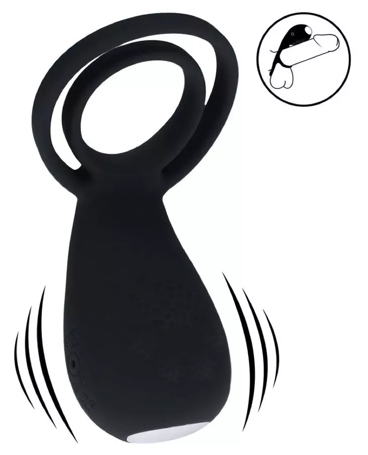 Vibierender Cockring PAWDER VIBE 10 Vibrationen