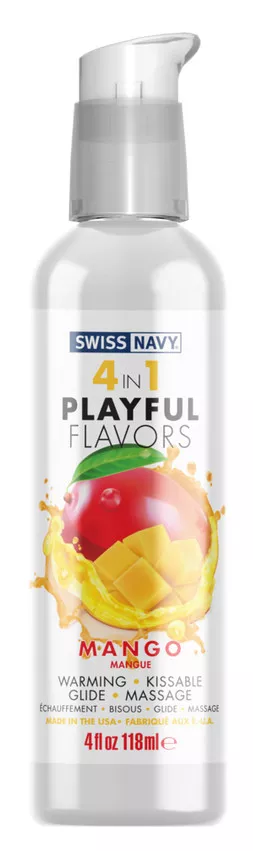 4-in-1 Gleitgel Playful Flavors 118ml Mango