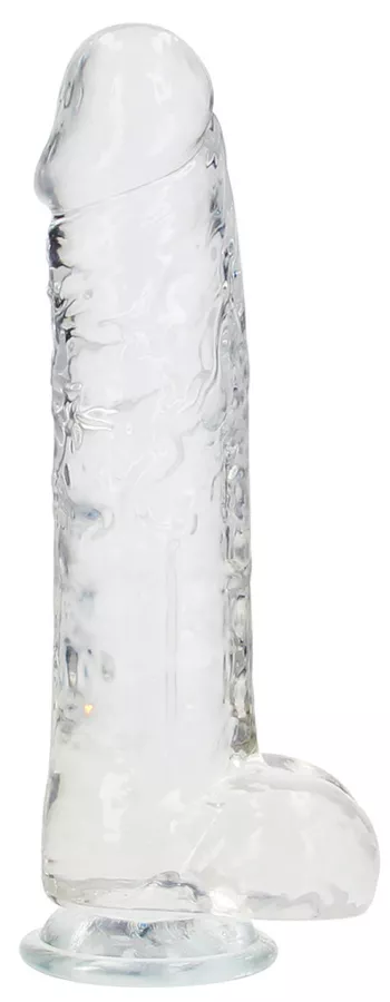Dildo Crystal Clear Transparent 21 x 5.5cm