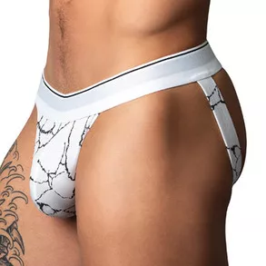 Jockstrap Soo Cumfy Weiß-Schwarz