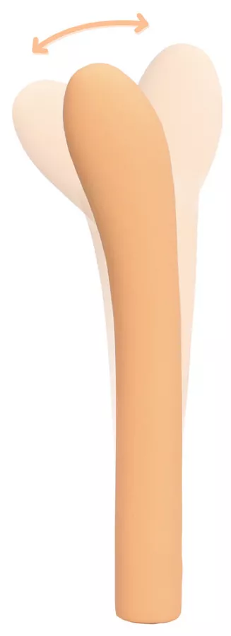 Vibrierender Prostatastimulator Peach Fuzz 21 x 4.1cm