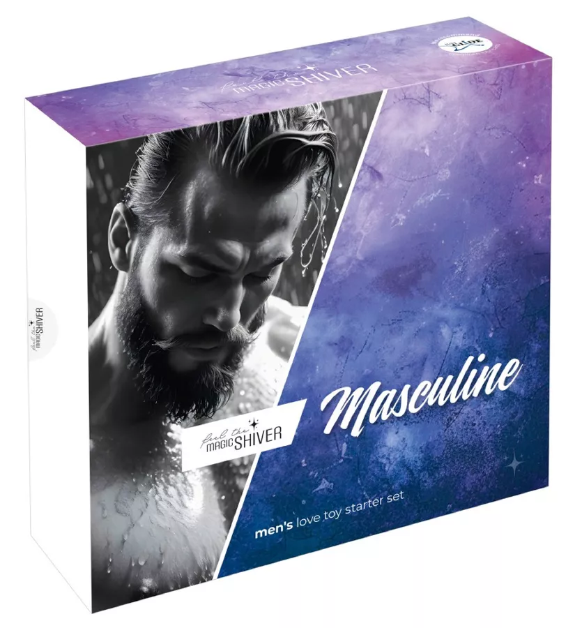 Sextoys-Set Masculine 4 schwarze Accessoires