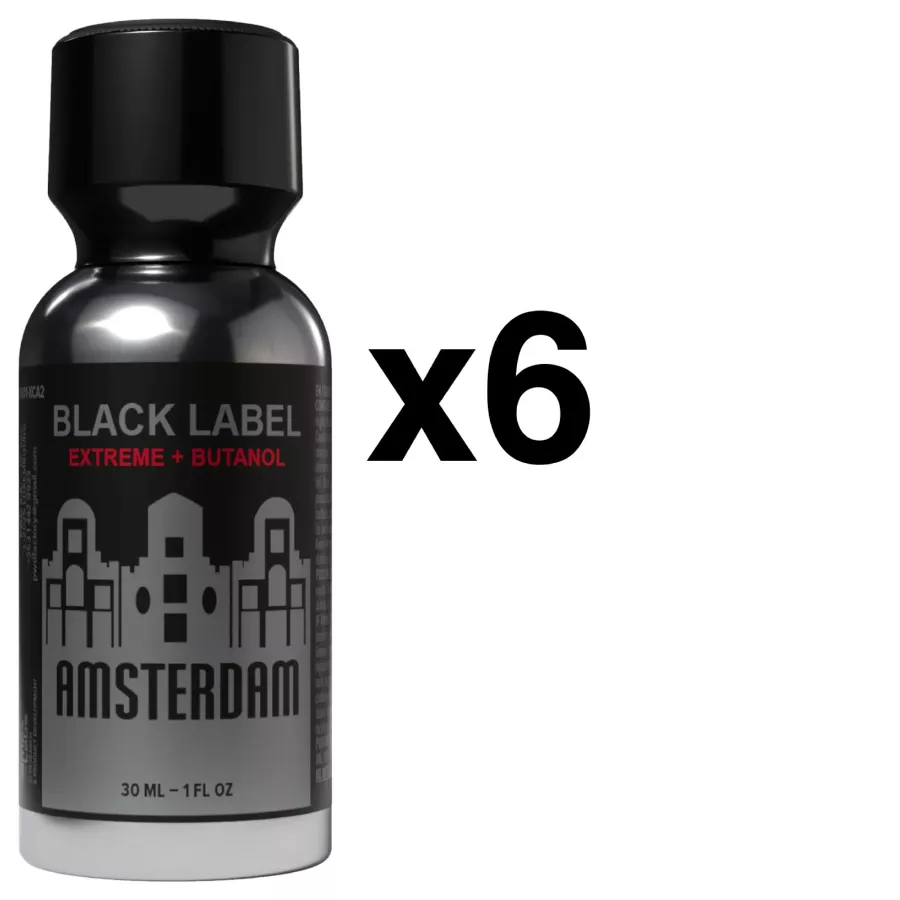 Amsterdam Black Label Extreme 30ml x6
