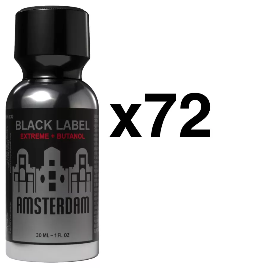 Amsterdam Black Label Extreme 30ml x72