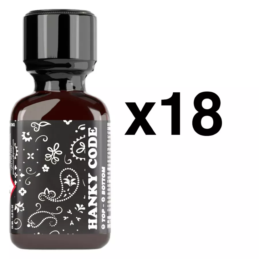Hanky Code zwart 24ml x18