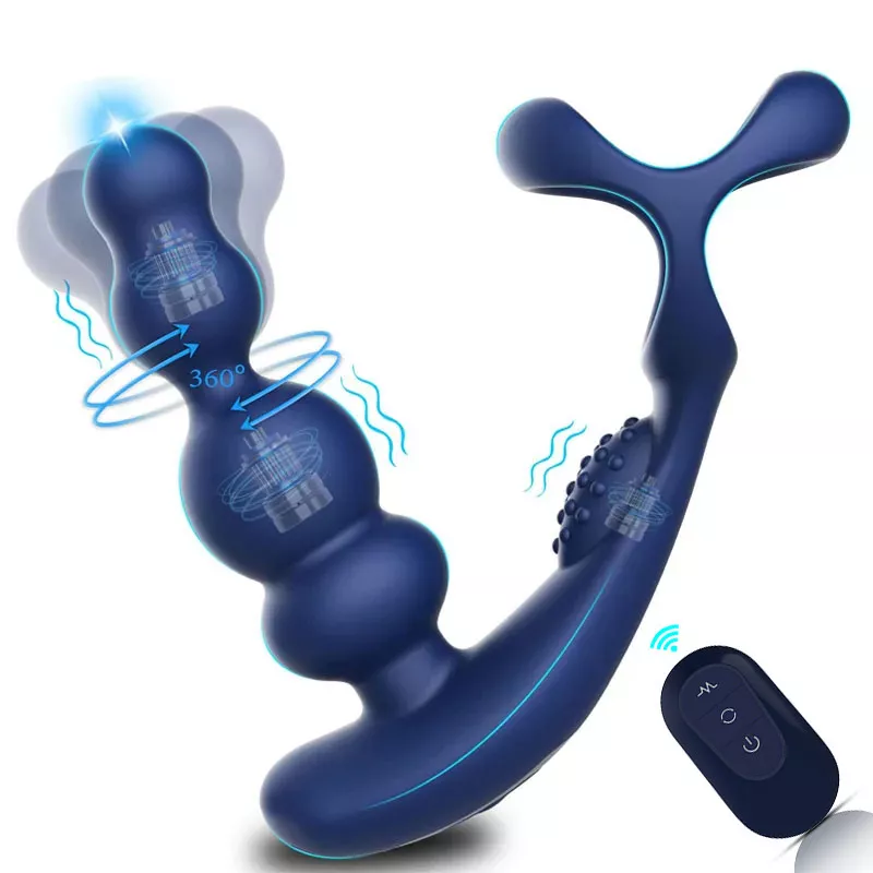 Vibrierender Plug Ballstretcher Rotopito 10 x 3.3cm