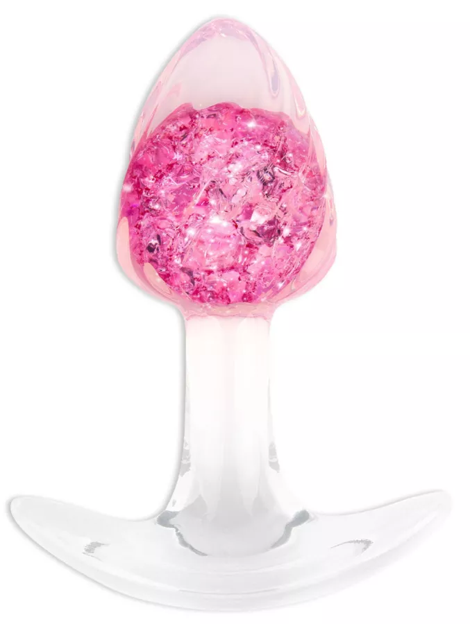 Transparenter Plug Crystalbutt S 7 x 3,1 cm
