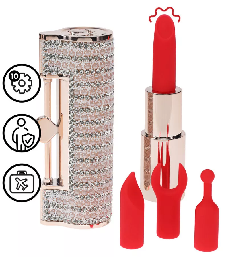Mini-Vibrator 4 Aufsätze Angel Rose