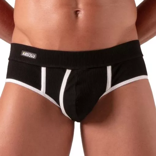 Slip Versatile Open Schwarz-Weiß