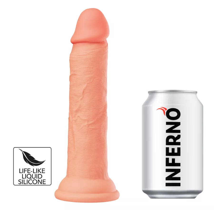 Dildo Dickdong Fleischfarben L 18 x 3,8 cm