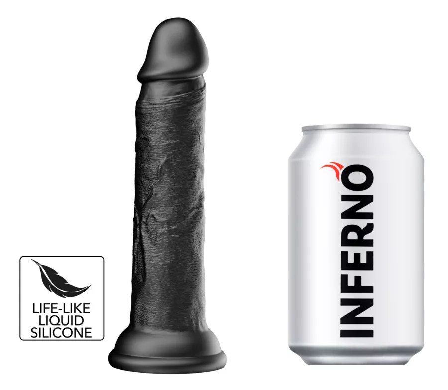 Dildo Dickdong Schwarz S 15 x 3,2 cm