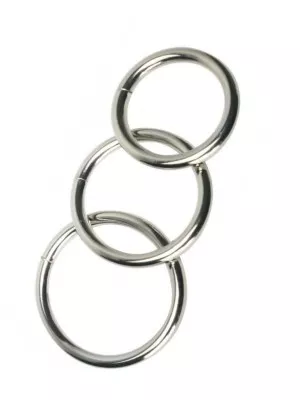 Cock Rings Metall 3er Set