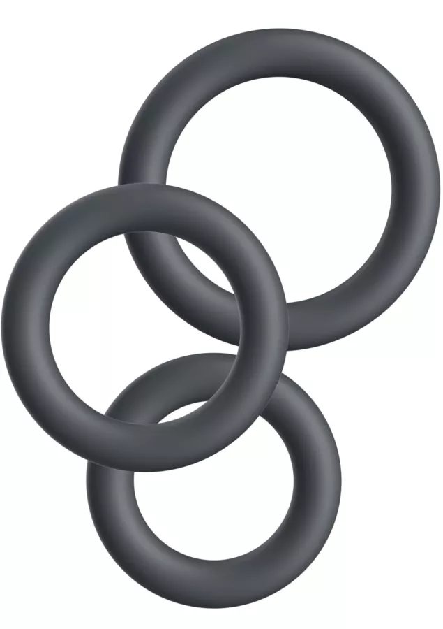 Set aus 3 Cockrings Plizplay 35-45mm