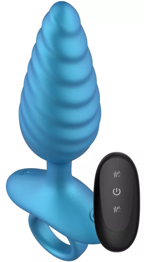 Vibrierender Plug Bluekorn 10 x 3,5cm