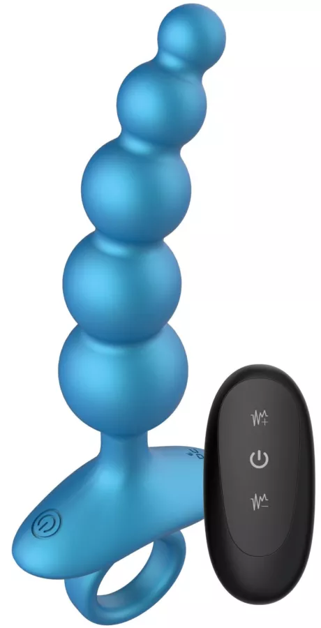 Vibrierender Plug Blueballs 12 x 3cm