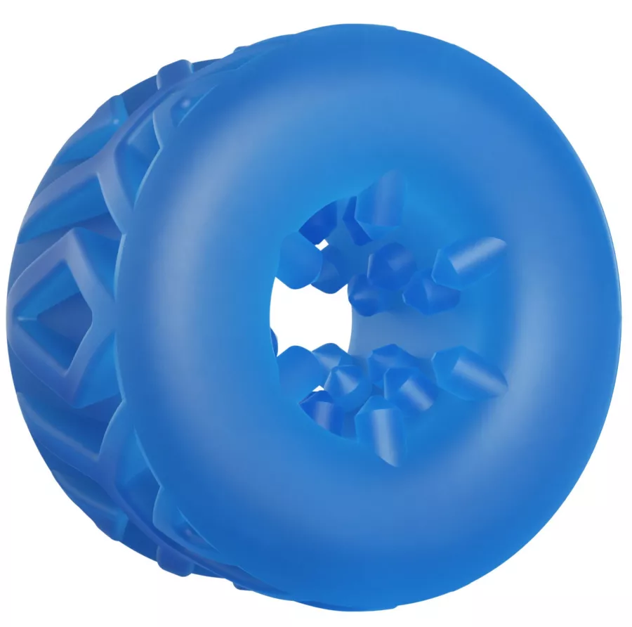 Hodenstretcher Hero Grid Blau