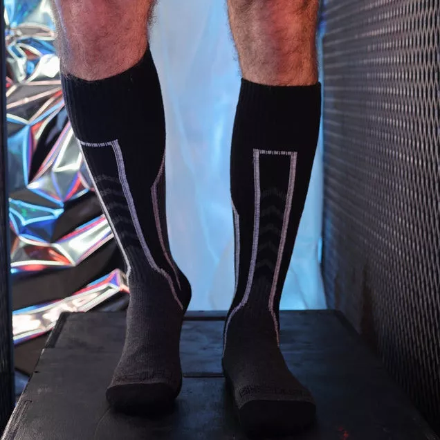 Hohe Socken Sir Splurge Schwarz